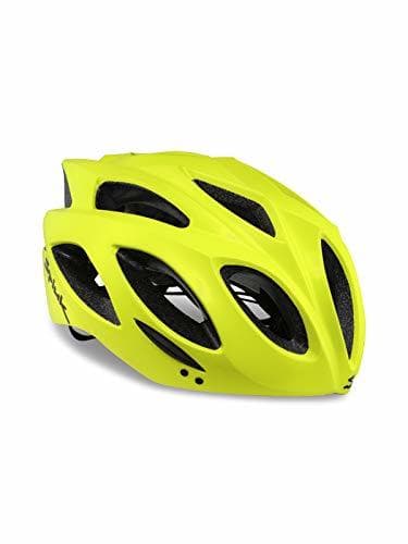 Lugar Spiuk Rhombus Casco, Unisex Adulto, Amarillo flúor Mate,