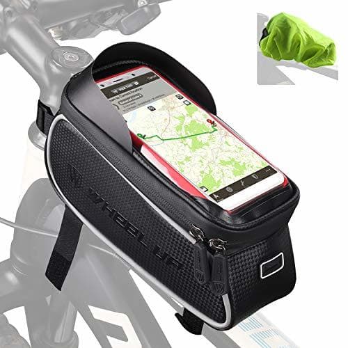 Lugar Tricodale Bolsa Bicicleta Cuadro Impermeable Soporte Movil Bicicleta 6.3" Teléfono Pantalla Táctil