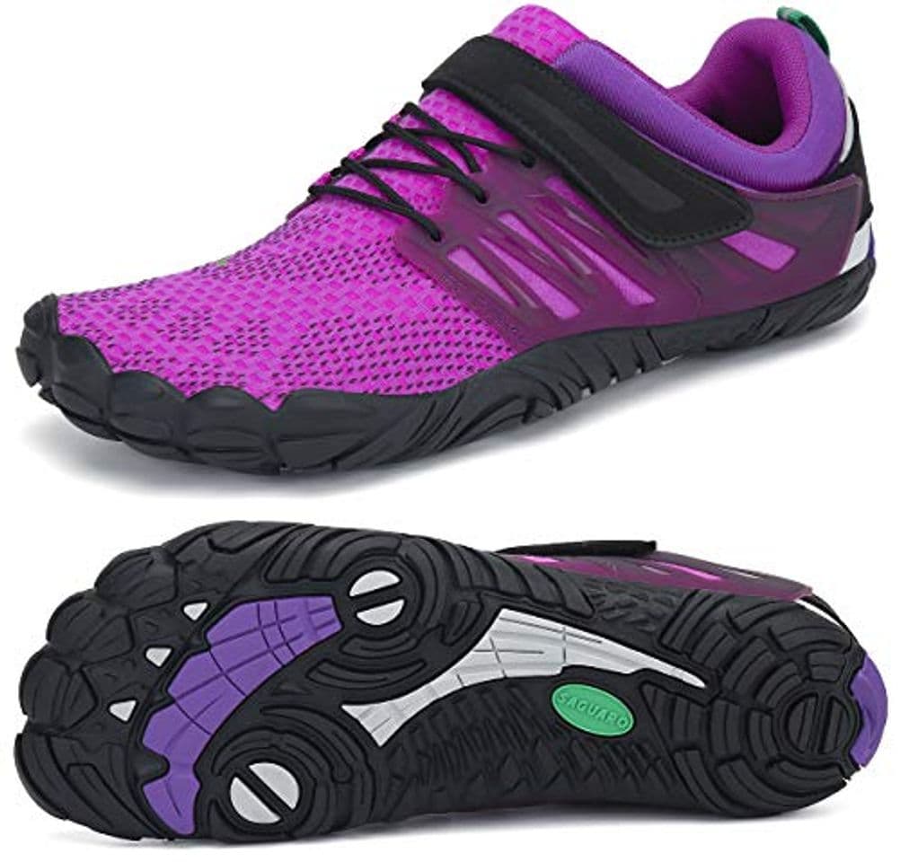 Product SAGUARO Transpirables Cinco Dedos Zapatillas de Deportes Masculina Femenino Bucle de Gancho