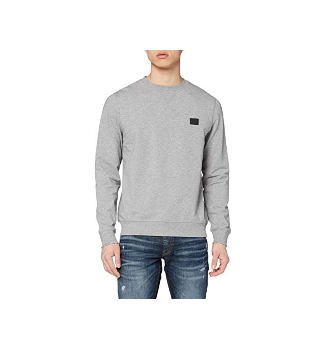 Product Antony Morato Felpa Girocollo Basic con Placchetta Sudadera, Gris