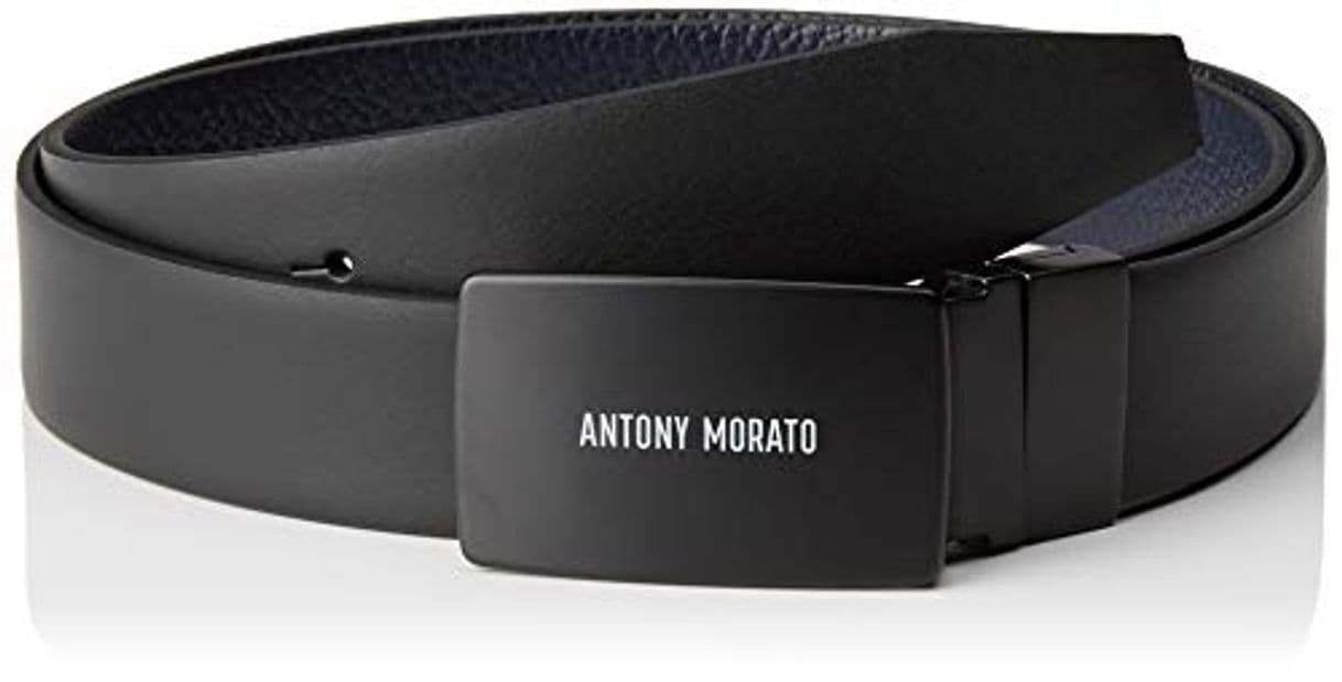 Product Antony Morato Cintura In Pelle H.30mm Cinturón, Negro