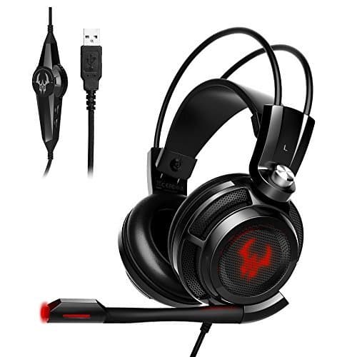 Place EasyAcc G1 Virtual 7.1 - Juego de Auriculares para Videojuegos