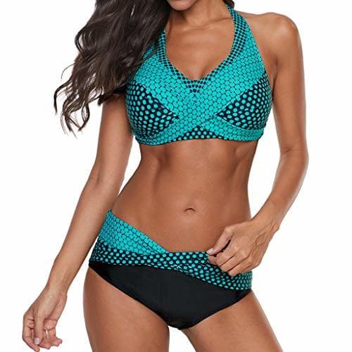 Product Bikinis Mujer 2020 Push up Sexy de Lunares de Playa Conjunto de