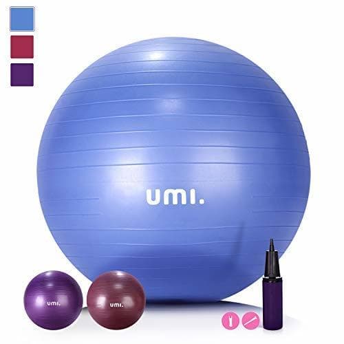 Producto UMI. Essentials Pelota de Ejercicio Gym Ball para Fitness, Yoga, Pilates, Embarazo