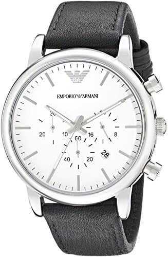 Place Emporio Armani Reloj para Hombre de Cuarzo con Correa en Cuero AR1807