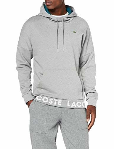 Fashion Lacoste Sport Sh8666 Sudadera, Gris