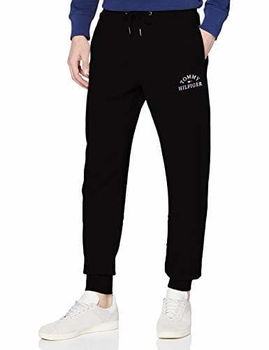 Place Tommy Hilfiger Logo Embroidery J M Pantalones Deportivos, Negro