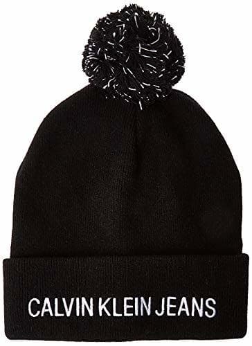 Place Tommy Hilfiger J Pom Beanie Gorro de Punto, Negro