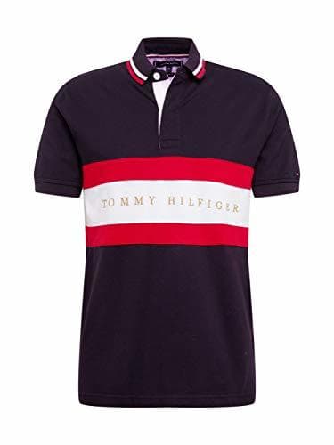 Product Tommy Hilfiger de los Hombres Polo Iconis con Rayas en el Pecho