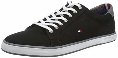 Lugar Tommy Hilfiger H2285ARLOW 1D, Zapatillas para Hombre, Negro