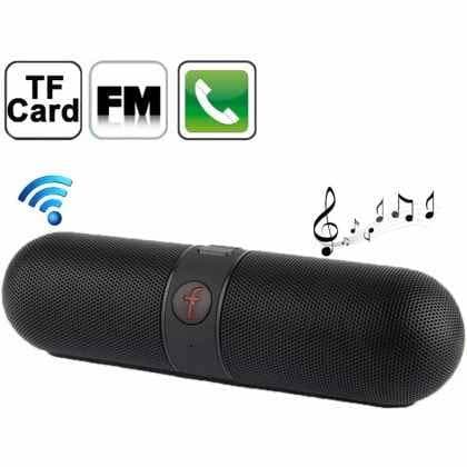 Product Sin marca Altavoz PORTATIL Bluetooth F-Pill FM USB TF Negro