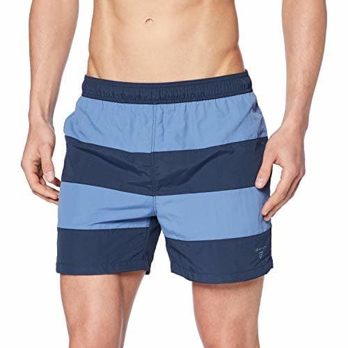 Place Gant Rugby Stripe Swim Shorts C.f Bañador, Azul