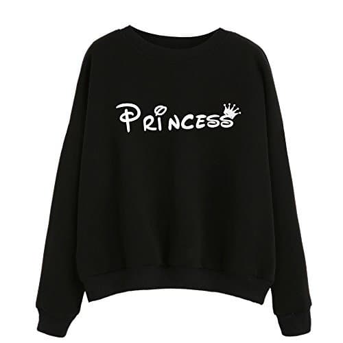 Fashion Overdose Sudadera Mujeres Manga Larga Blusa Carta Imprimir Sudadera Pullovers OtoñO CáLido