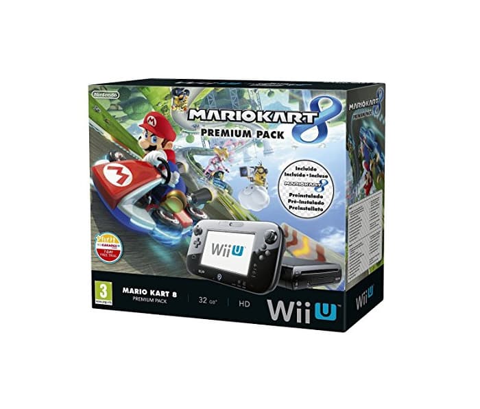 Producto Nintendo Wii U - Consola Premium Pack Mario Kart 8