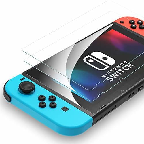 Electrónica Syncwire Protector de Pantalla para Nintendo Switch Cristal Templado Pantalla