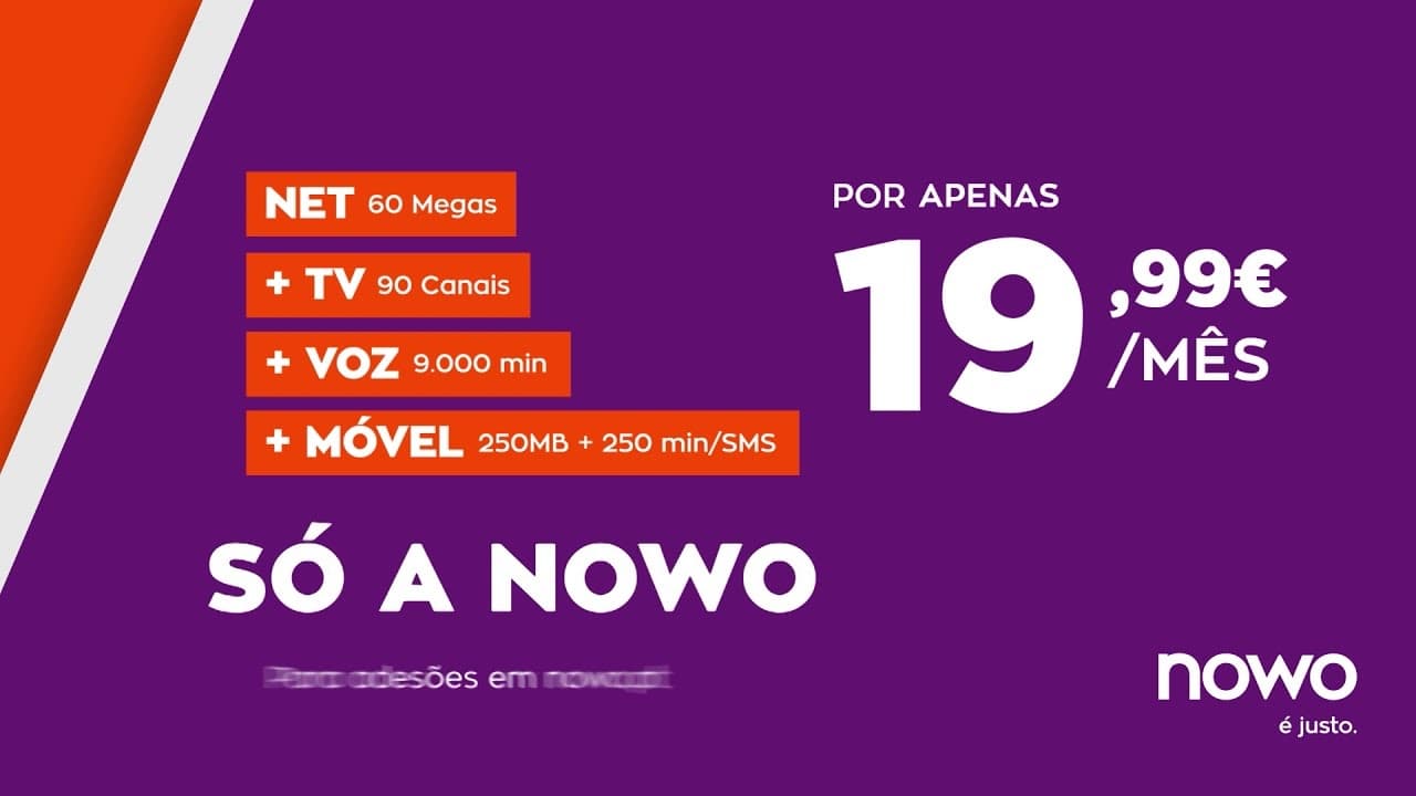 Moda NET+TV+VOZ+MÓVEL | NOWO