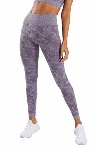 Moda Pau1Hami1ton Sin Costura Leggins Mujer