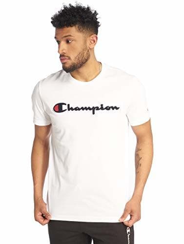 Lugar Champion Crewneck T-Shirt 212946-WW001 Wht !!es mÄ™skie T-Shirt