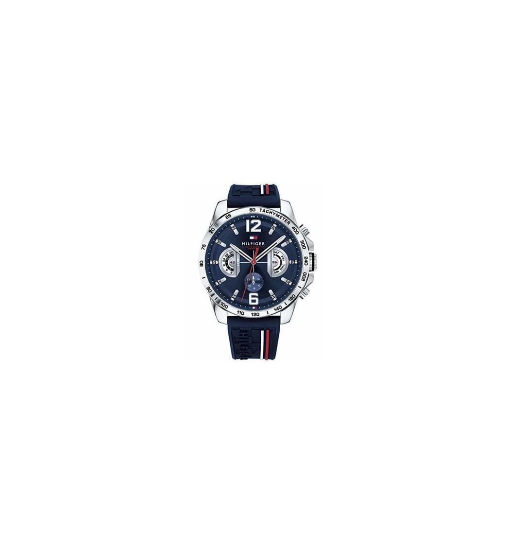 Product Tommy Hilfiger Reloj Multiesfera para Hombre de Cuarzo con Correa en Silicona