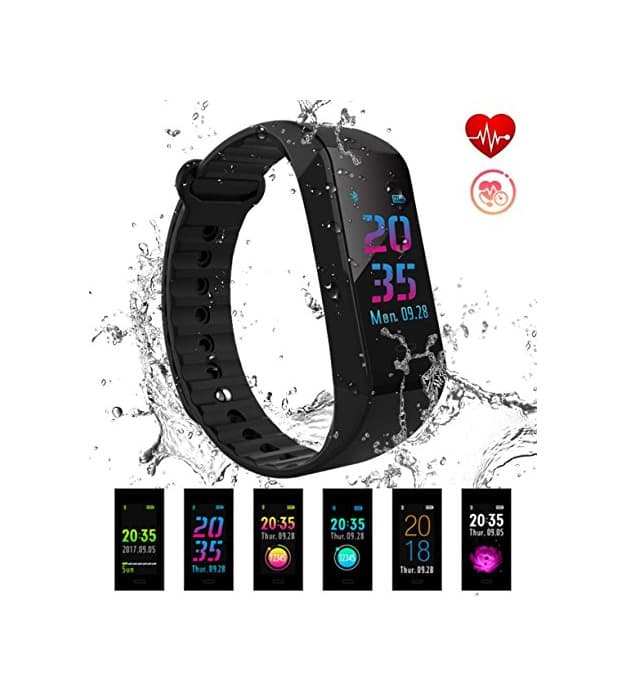 Producto Pulsera Actividad Pulsera Inteligente de Deportiva Impermeable Presión Arterial IP67 Monitor de