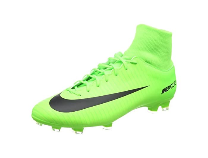 Fashion Nike Mercurial Victory Vi Df Fg Botas de fútbol Hombre, Verde