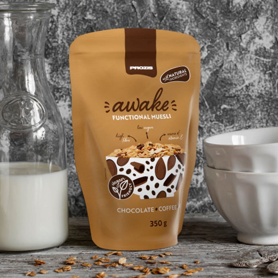 Moda Awake Functional Muesli 350 g Pedaços de Chocolate - Frutos Secos