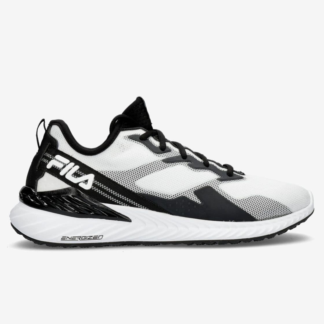 Moda Fila Blazehawk Energized - Preto/Branco - Running Homem 