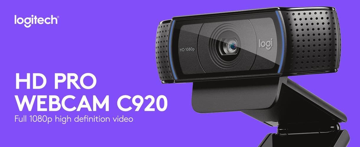 Electrónica Logitech C920 HD Pro - Cámara Web Full HD