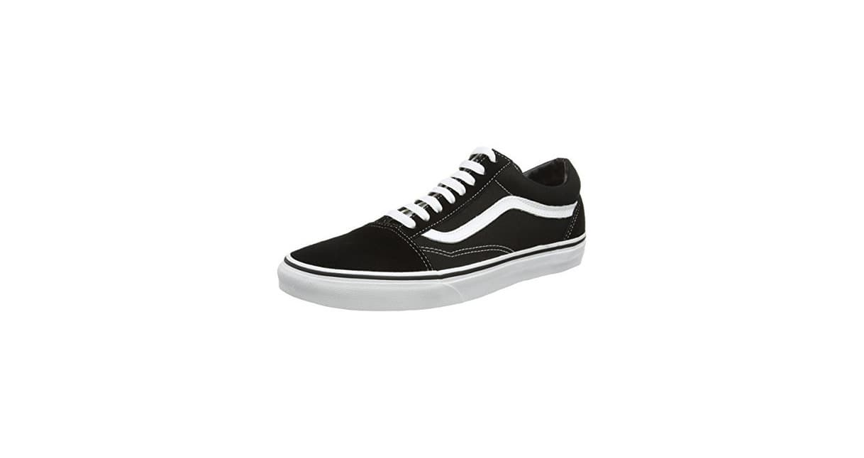 Fashion Vans Old Skool, Zapatillas Unisex Adulto, Negro