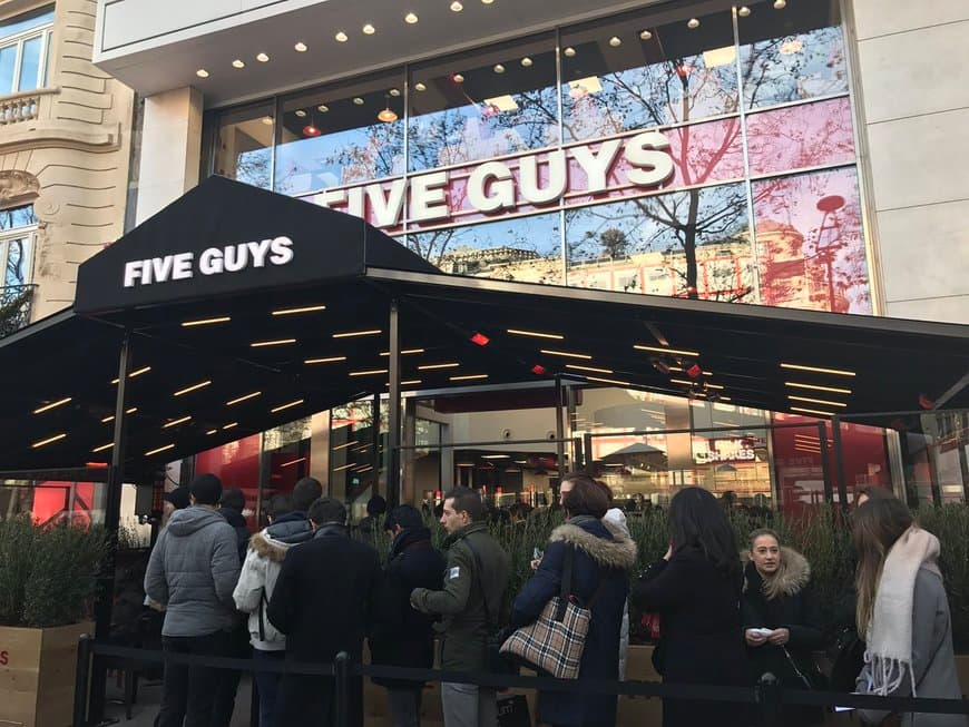 Restaurants Five Guys - Champs-Elysées