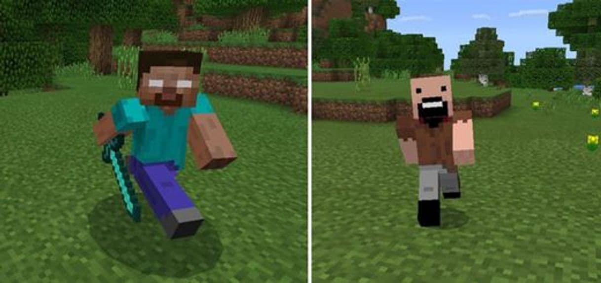 Fashion Herobrine y Notch | Minecraft PE & Addon  