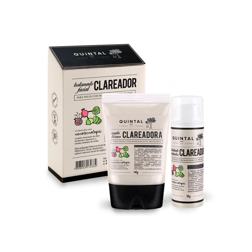 Producto Argila Clareadora Quintal Dermocosméticos 