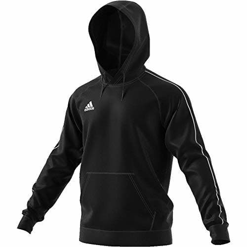 Fitness adidas Core18 Hoody Sudadera con Capucha, Hombre, Negro