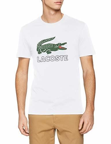 Moda Lacoste Th6386 Camiseta, Gris