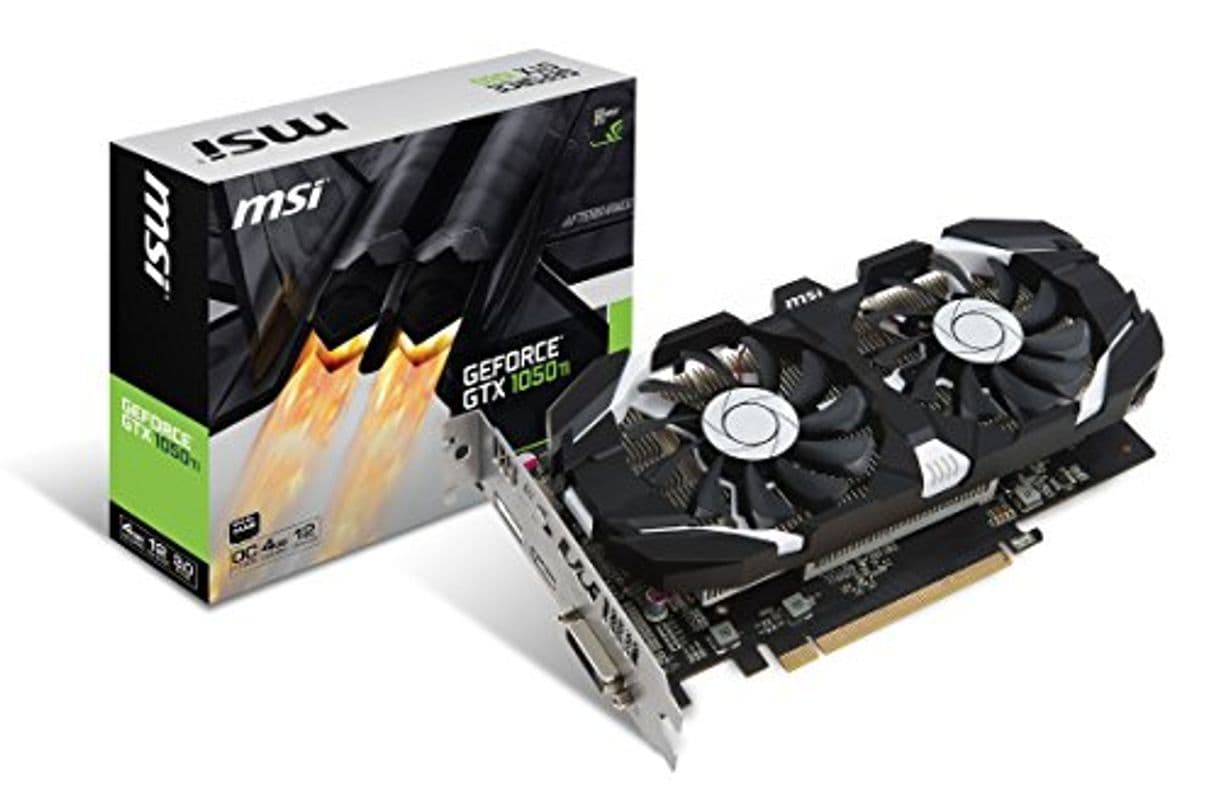 Electronic Msi Geforce GTX 1050 Ti 4GT OC Tarjeta Gráfica Pro