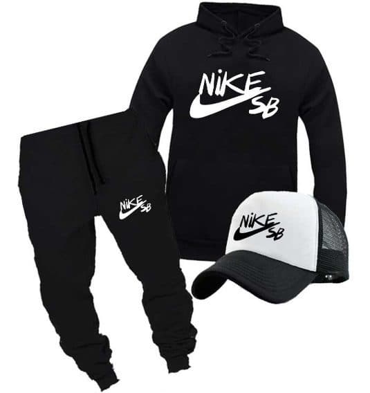 Moda Kit casaco e calças nike