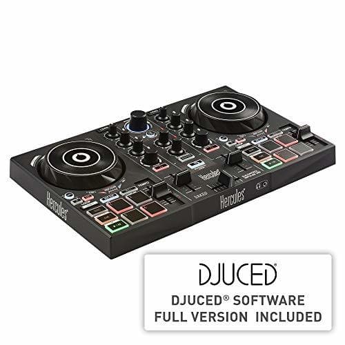 Electronic Hercules DJControl Inpulse 200 USB Ideal para Aprender a Mixer 2 Pistas con