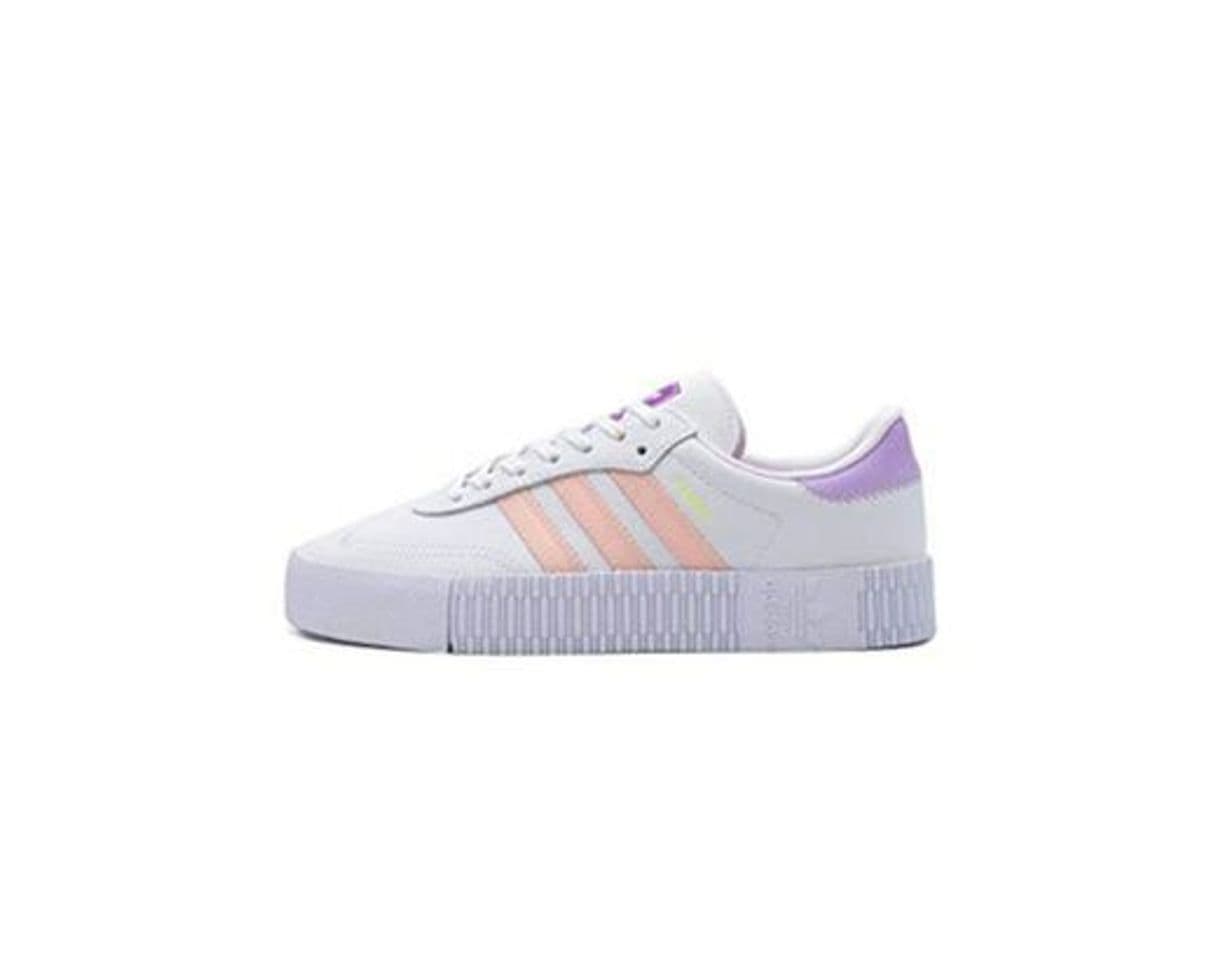 Fashion adidas SAMBAROSE W, Zapatillas de Running para Mujer, Ftwwht Hazcor Shopur, 40