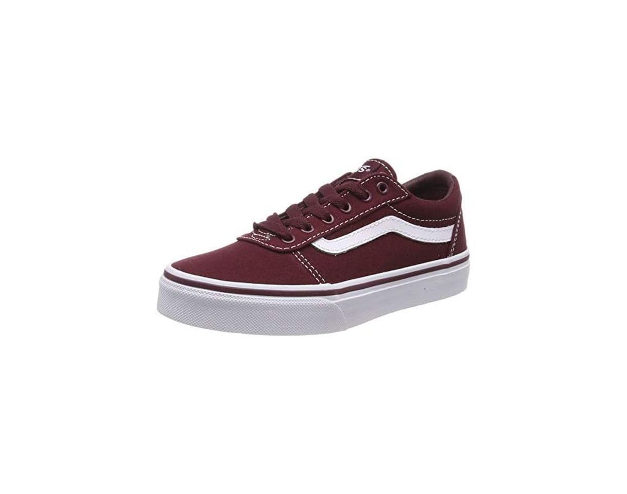 Fashion Vans Ward Canvas Zapatillas Unisex Niños, Rojo