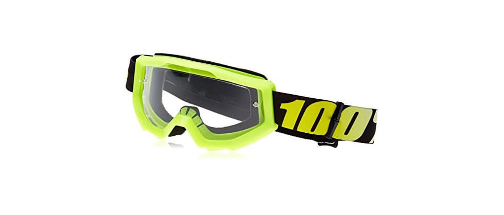 Product 100% Strata, Gafas de bicicleta Unisex adulto, Talla única, Amarillo