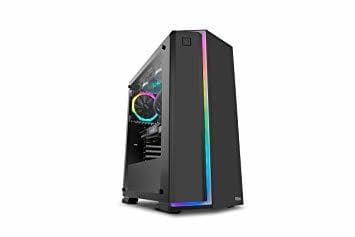 Moda ATX Nox Infinity Neon RGB com Tempered Glass