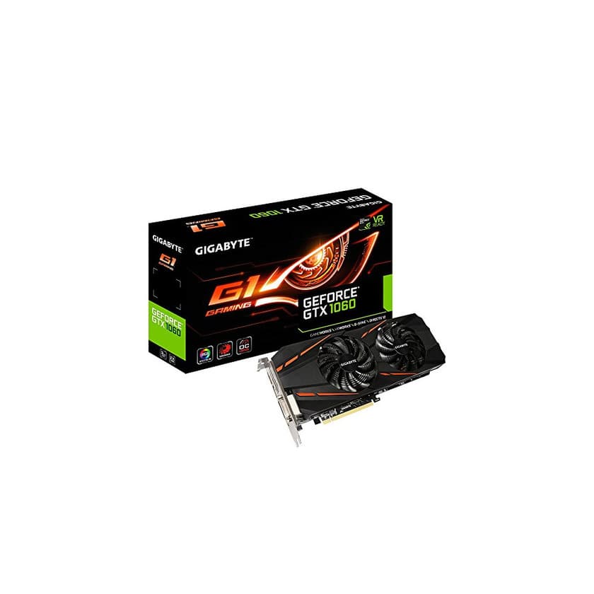 Electrónica Gigabyte GeForce GTX 1060 G1 Gaming 6G