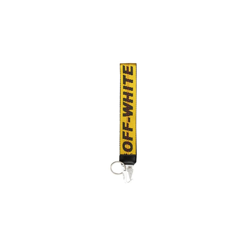 Product OFF-WHITE Industrial Keychain Yellow/Black/Silver