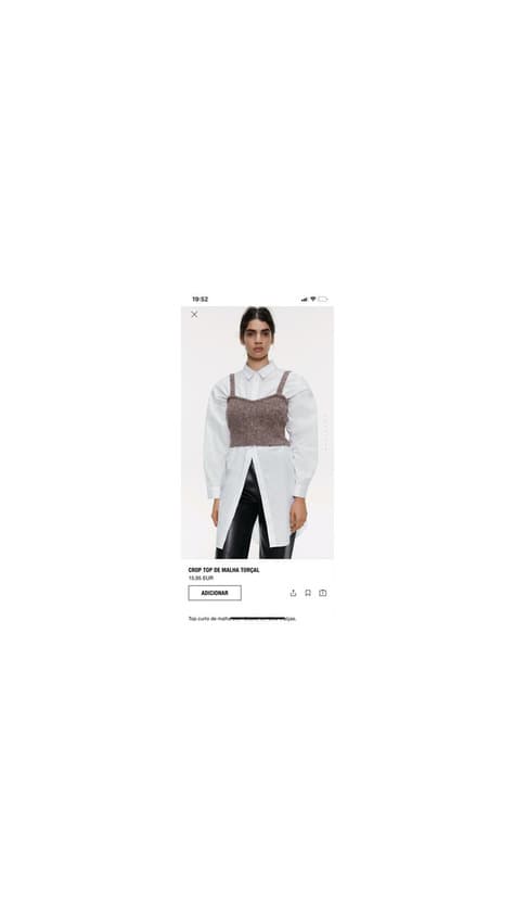 Product Crop Top Zara