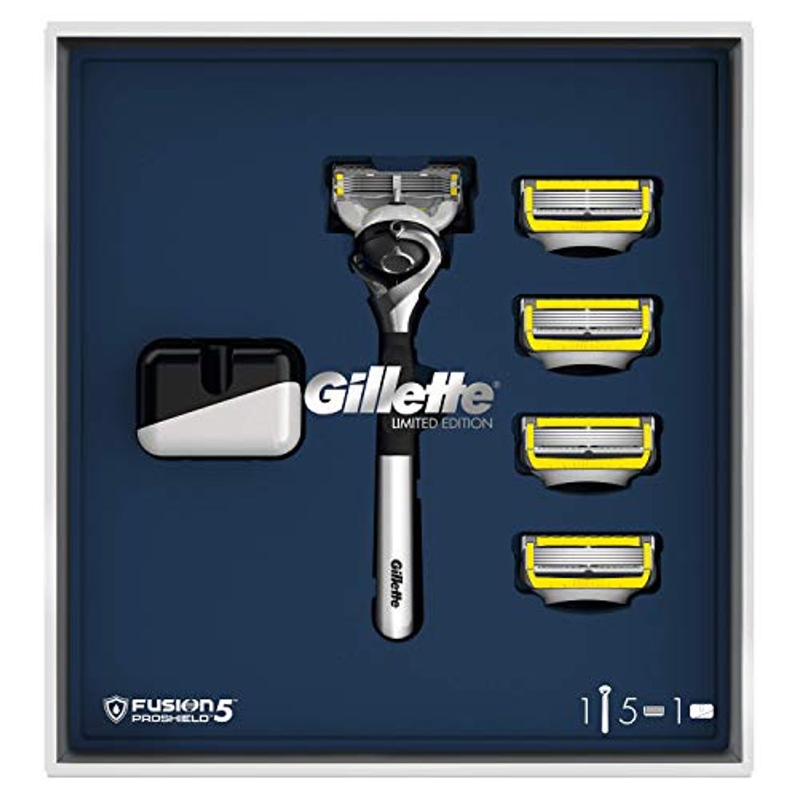 Product Gillette Fusion5 ProShield Set de regalo Maquinilla cromada