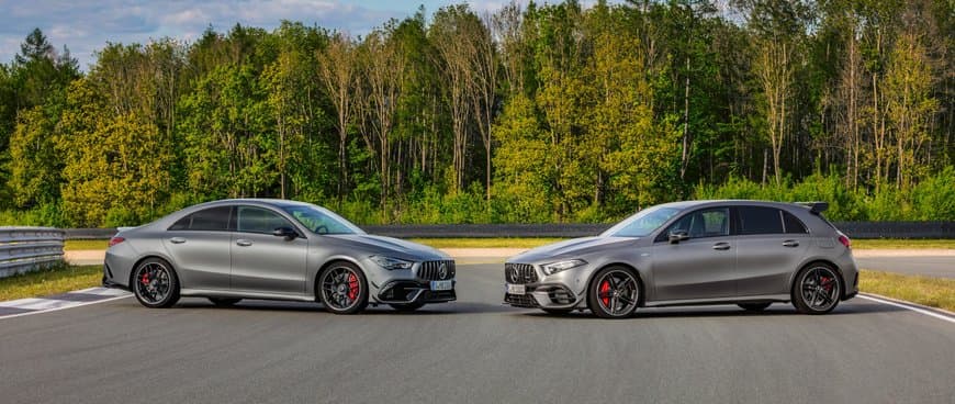 Moda The new Mercedes-AMG A 45 4MATIC+ and CLA 45 4MATIC+.