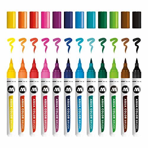 Place Molotow Aqua Color Brush Set Marker