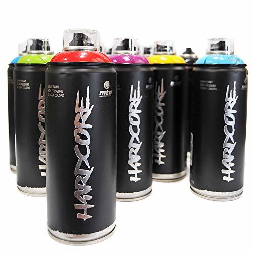 Home MTN Hardcore 2 - Juego de 12 pinturas en aerosol para grafiti