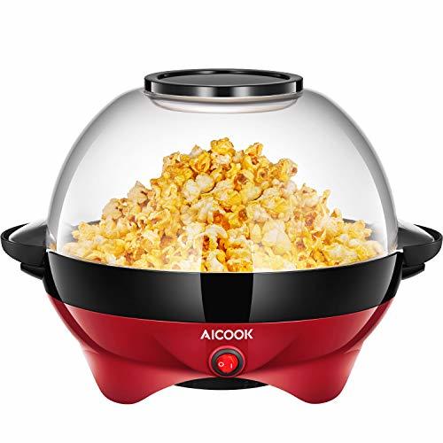 Producto Aicook Máquina de Palomitas, Eléctrico Palomitero con Gran Capacidad, Almacenamiento Conveniente