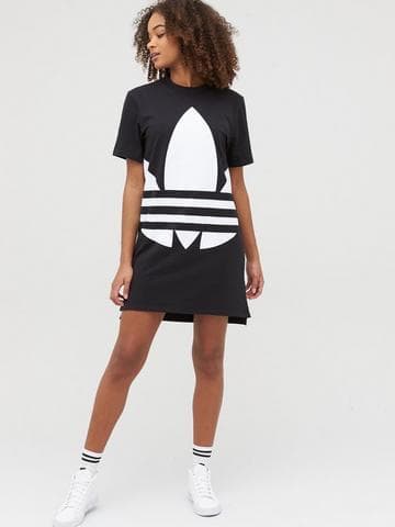 Lugar adidas Originals Women's Large Logo T-Shirt Dress